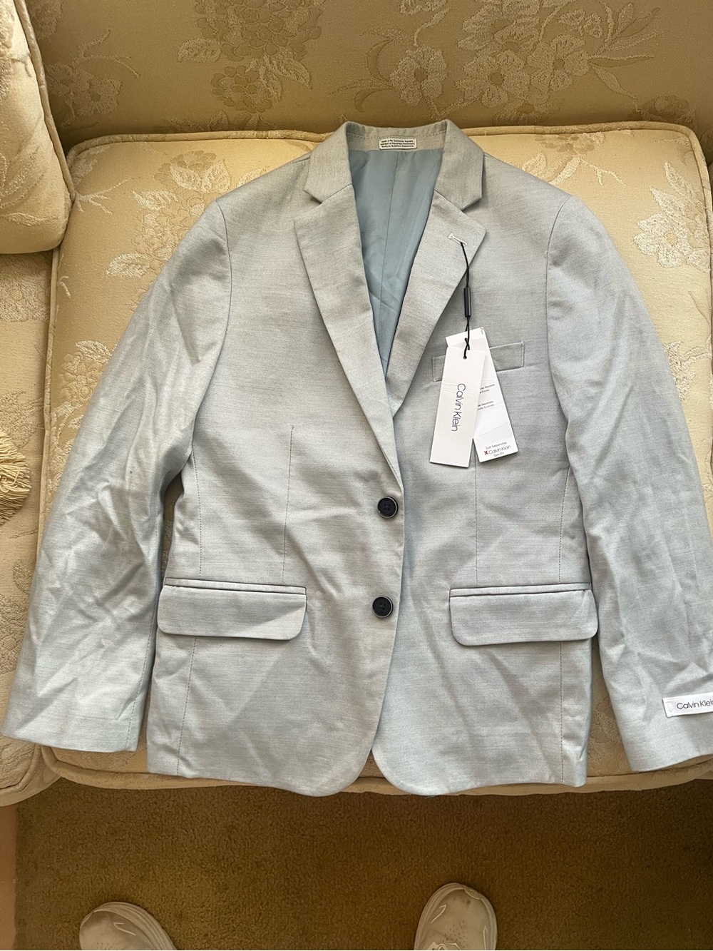 Calvin Klein Blazer Gray Size 10 NWT